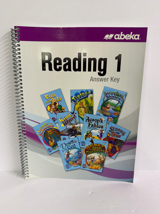 Reading 1 Abeka Answer Key  Pre-Owned 1st Grade Reading Textbooks
