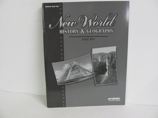 New World History Abeka Quiz Key Pre-Owned 6th Grade History Textbooks