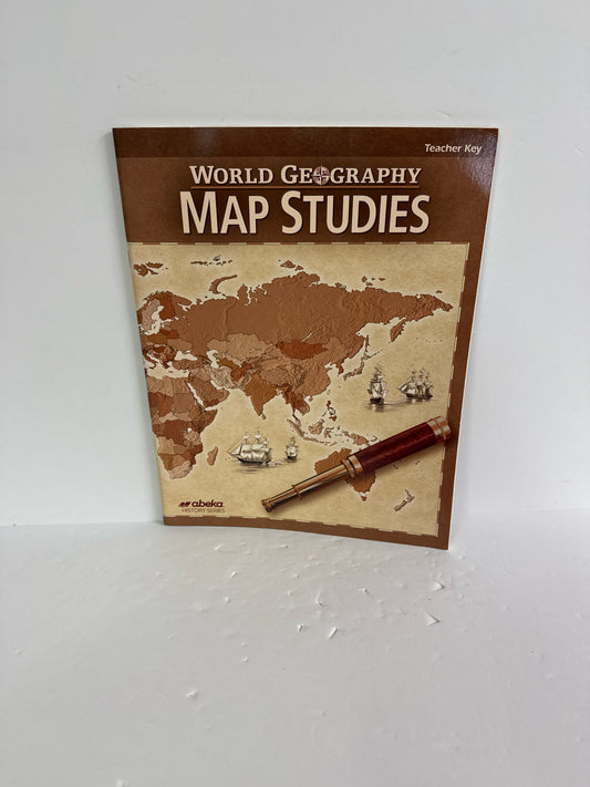 World Geography Abeka Teacher Key  Pre-Owned 9th Grade History Textbooks