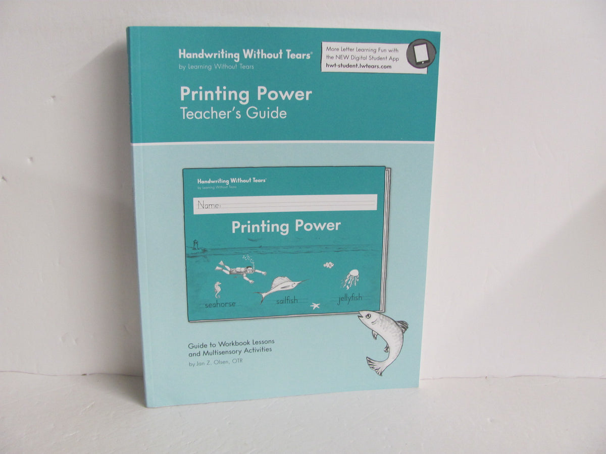 Power Ink Books Printing Power Handwriting Without Tears Elementary Penmanship Books ...
