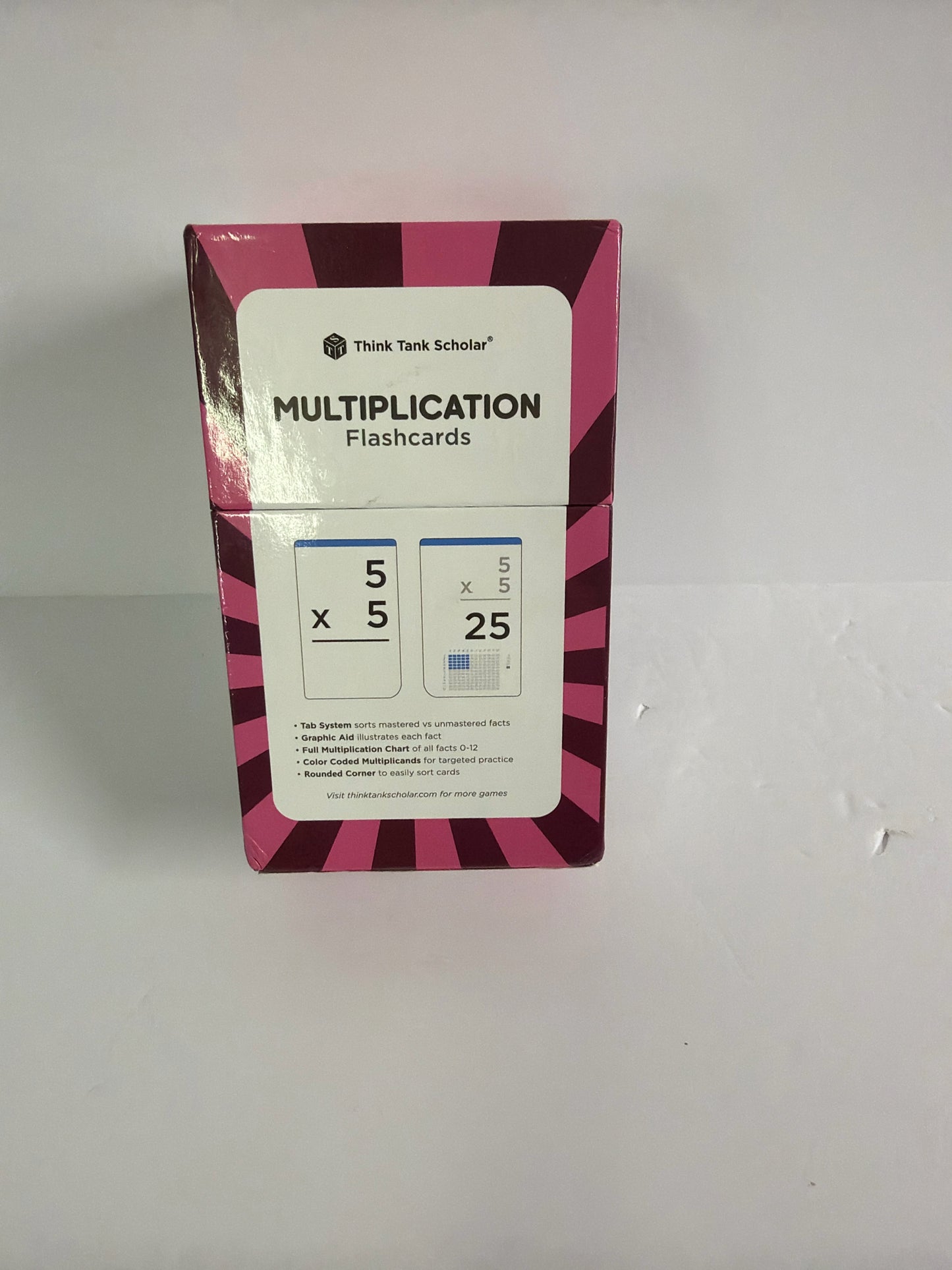 Multiplication Flashcards Think Tank Scholar Pre-Owned Elementary Manipulatives