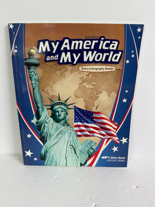 My America and My World Abeka Reader Pre-Owned 1st Grade History Textbooks
