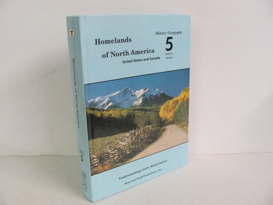 Homelands of North America Rod & Staff 5th Grade History Textbooks