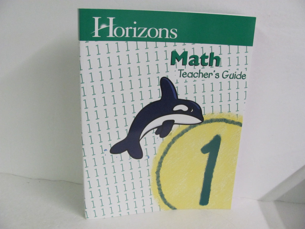 1st Grade Math Guide Math 1 Horizons Teacher Guide Pre-Owned 1st Grade Mathematics Textbooks ...
