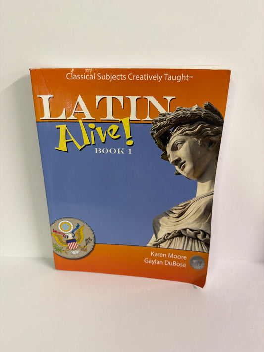 Latin Alive Book 1 Classical Academic Student Book Pre-Owned Latin
