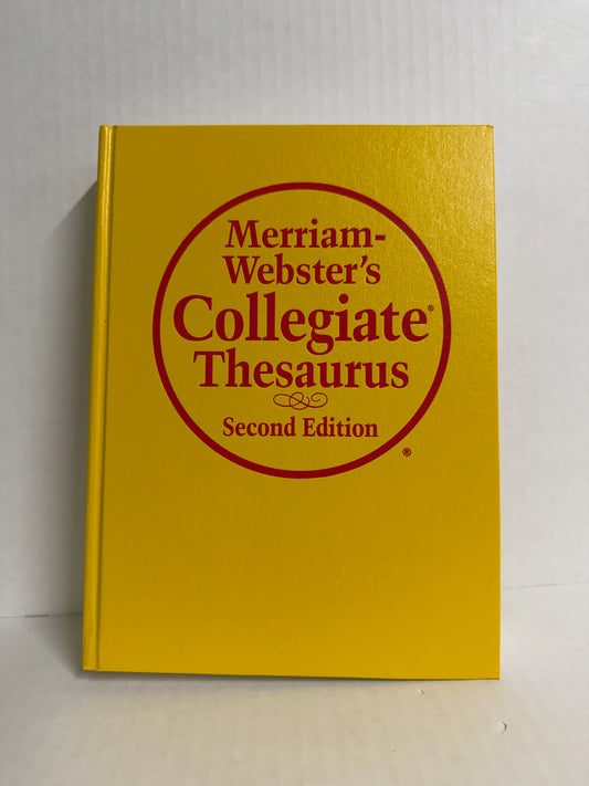 Merriam Webster's Collegiate Thesau Merriam Webster Pre-Owned Dictionaries