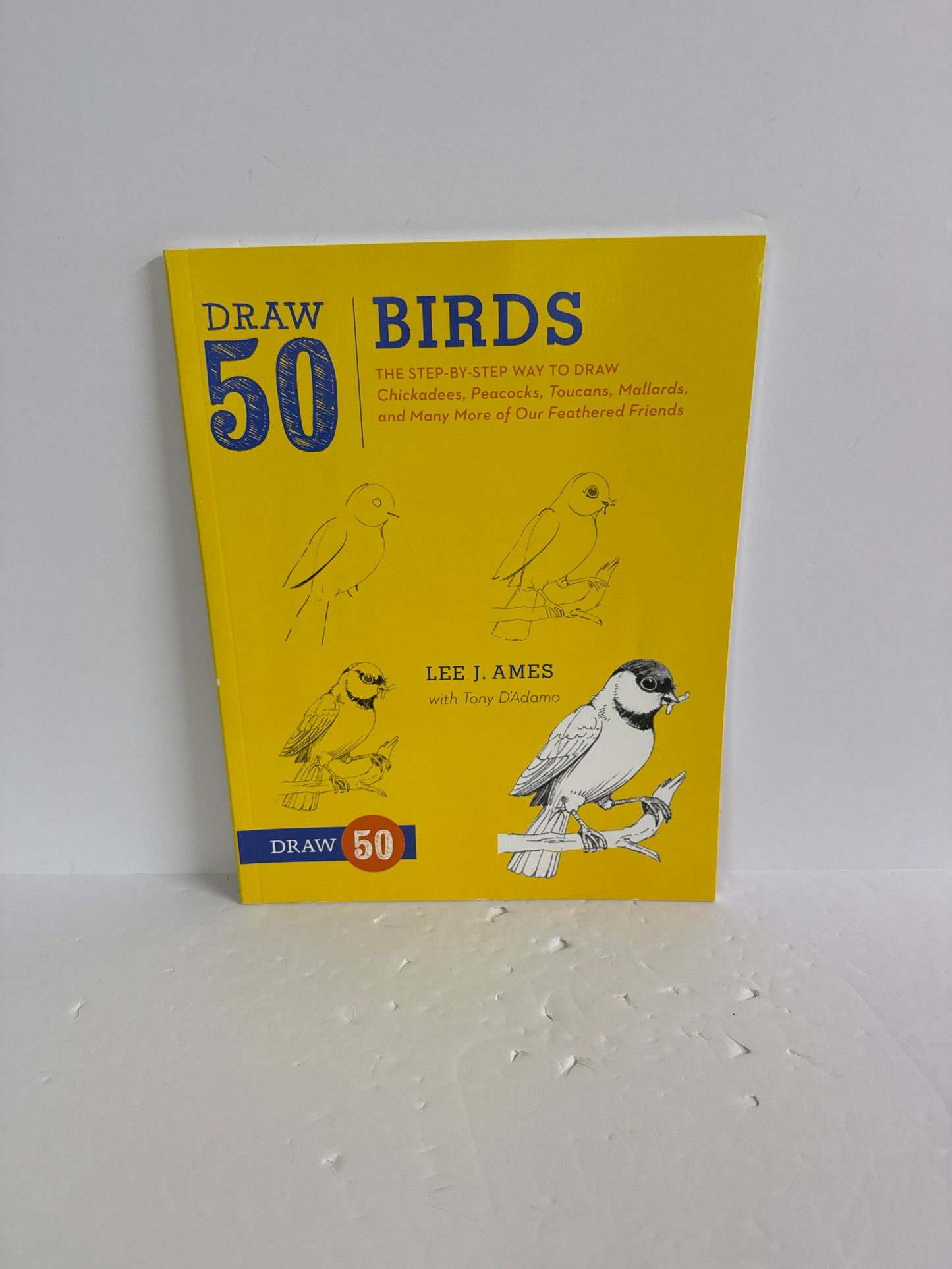 Draw 50 Birds Watson Guptill Pre-Owned Lee J. Ames Art Books