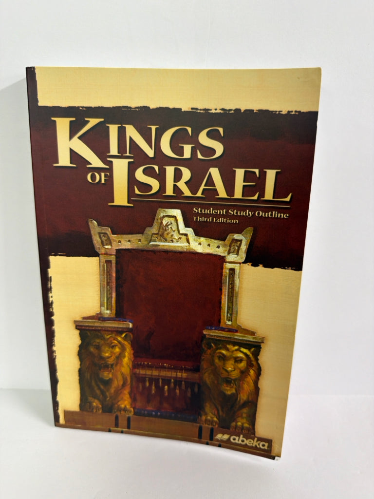 Kings of Israel Abeka Student Study Outline Pre-Owned 9th Grade Bible Textbooks