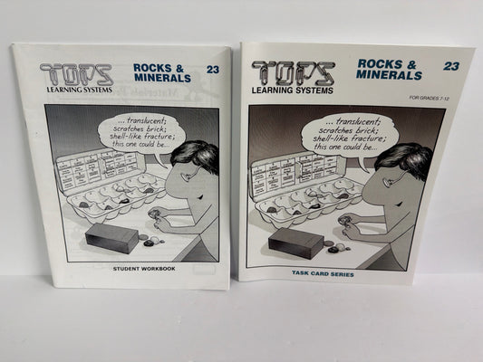 Rocks & Minerals Tops Learning Set  Pre-Owned 7th-12th Grade Science Textbooks