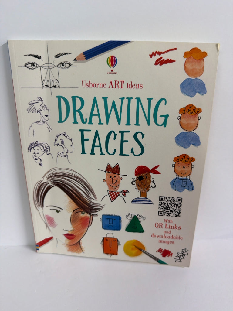 Drawing Faces Usborne Pre-Owned Art Books