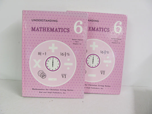 Math 6 Rod & Staff Teacher Manual  Pre-Owned 6th Grade Mathematics Textbooks