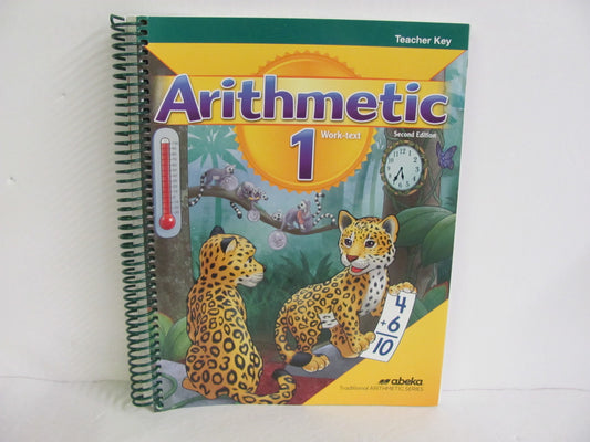Arithmetic 1 Abeka Teacher Key  Pre-Owned 1st Grade Mathematics Textbooks