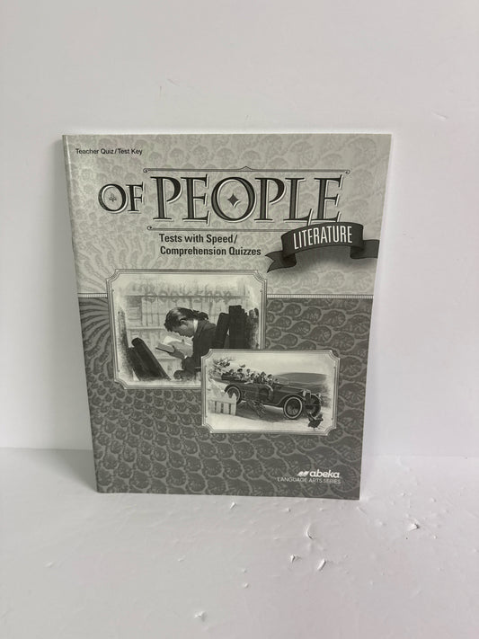 Of People Literature Abeka 7th Grade Literature Textbooks