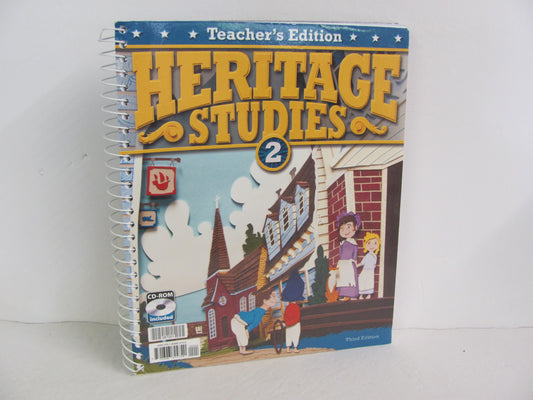 Heritage Studies 2 BJU Press Teacher Edition  Pre-Owned History Textbooks