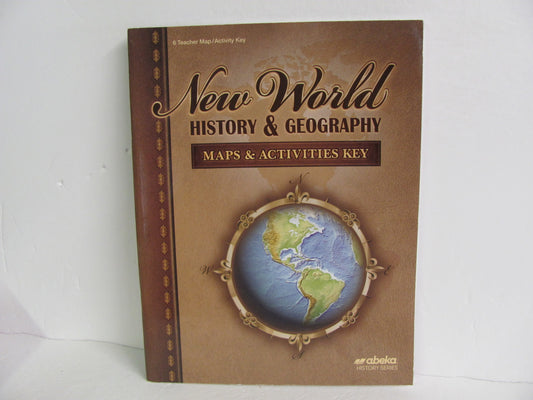 New World History Abeka Map Key Pre-Owned 6th Grade History Textbooks