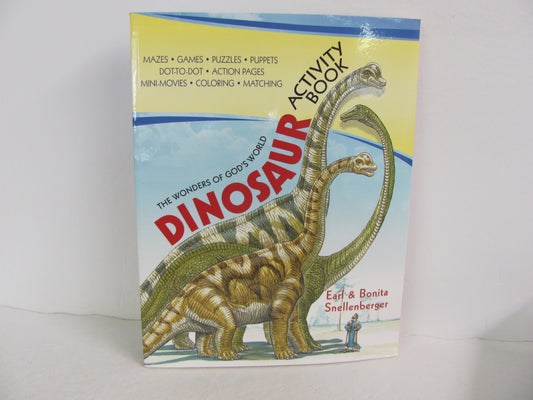 Dinosaur Activity Book Master Books Pre-Owned Elementary Animals/Insects Books