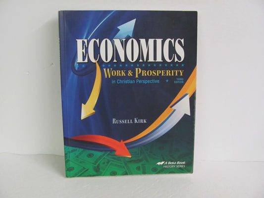 Economics Work & Prosperity Abeka Student Book Pre-Owned History Textbooks