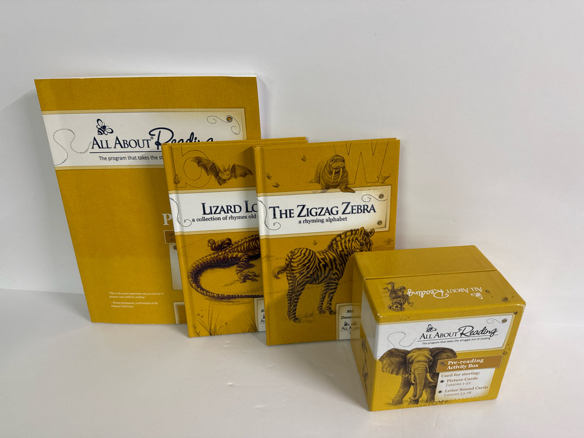 All About Reading All About Learning Set  Pre-Owned Elementary Reading Textbooks