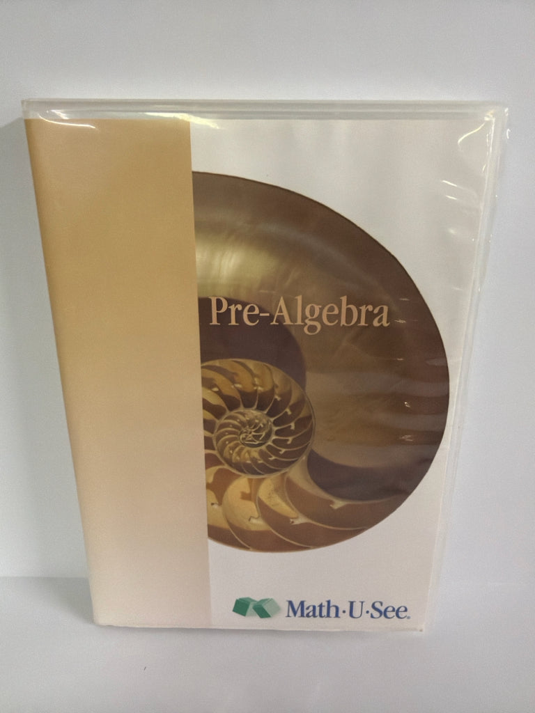 Pre-Algebra Math U See DVD Pre-Owned 8th Grade Mathematics Textbooks