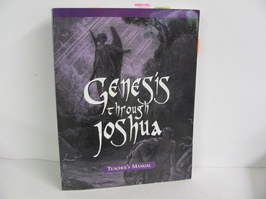 Genesis through Joshua Veritas Teacher Manual  Pre-Owned Bible Textbooks