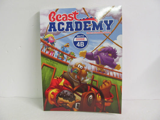 Math Guide 4B Beast Academy Pre-Owned 4th Grade Mathematics Textbooks