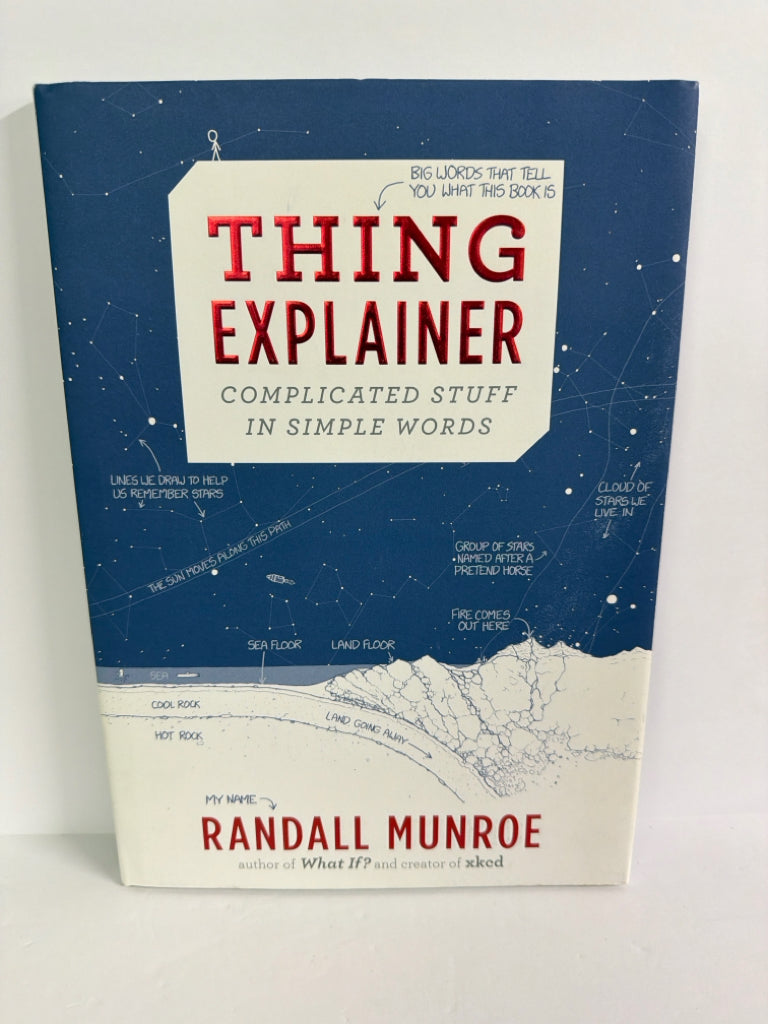 Thing Explainer Houghton Mifflin Pre-Owned Randall Munroe Science Textbooks