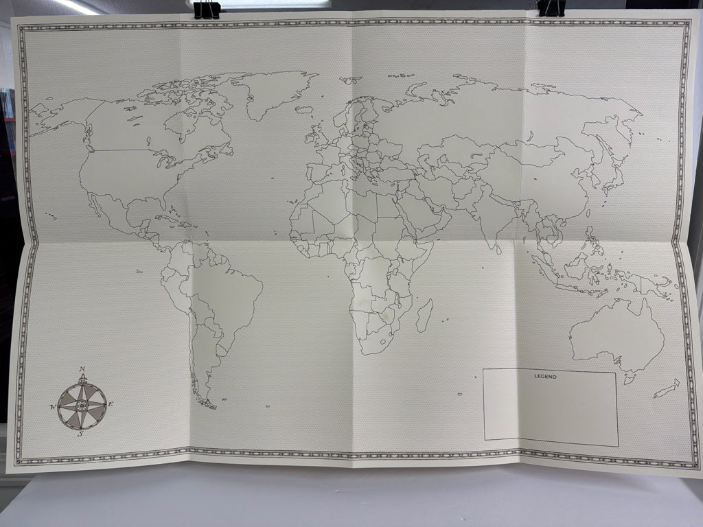 World Map Beautiful Feet Pre-Owned Miscellaneous