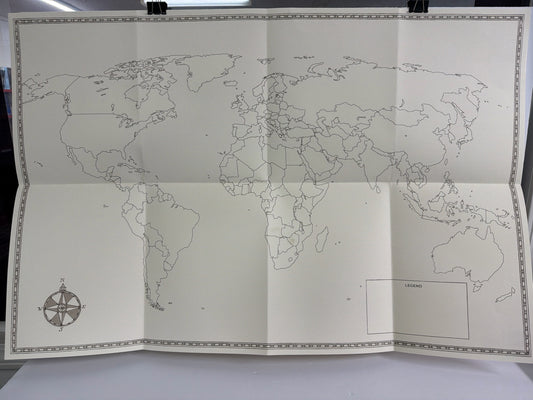 World Map Beautiful Feet Pre-Owned Miscellaneous
