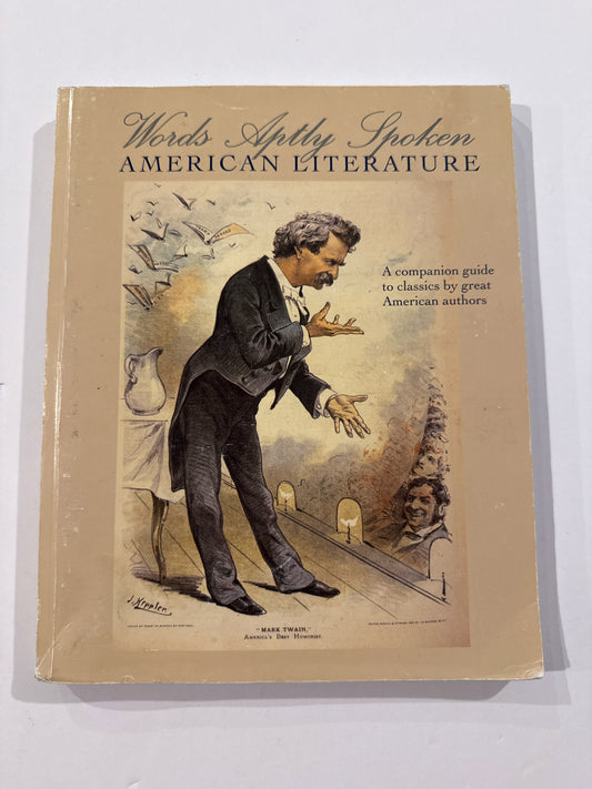 Words Aptly Spoken Classical Conversations Pre-Owned Classical Conversations