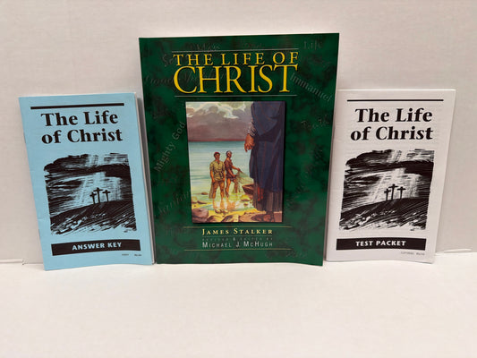 The Life of Christ Christian Liberty Set  Pre-Owned 8th Grade Bible Textbooks