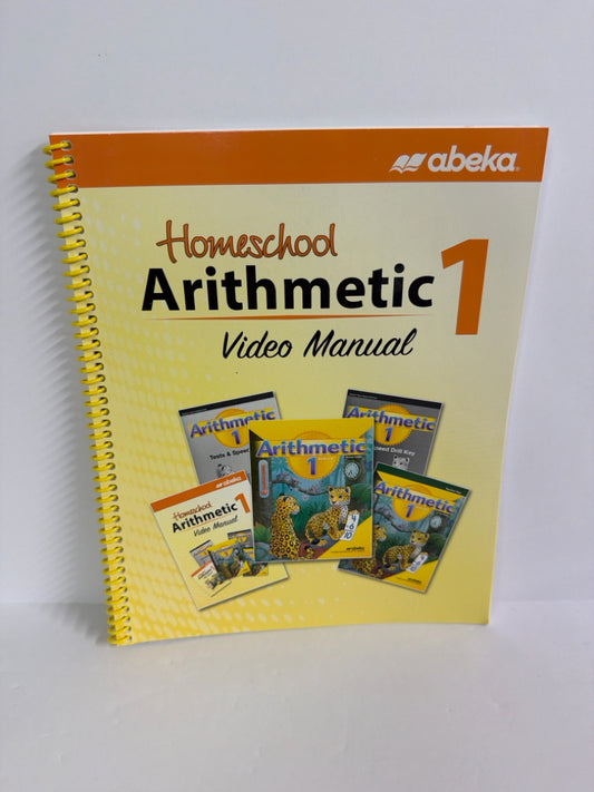 Arithmetic 1 Abeka Video Manual- Pre-Owned 1st Grade Educator Resources