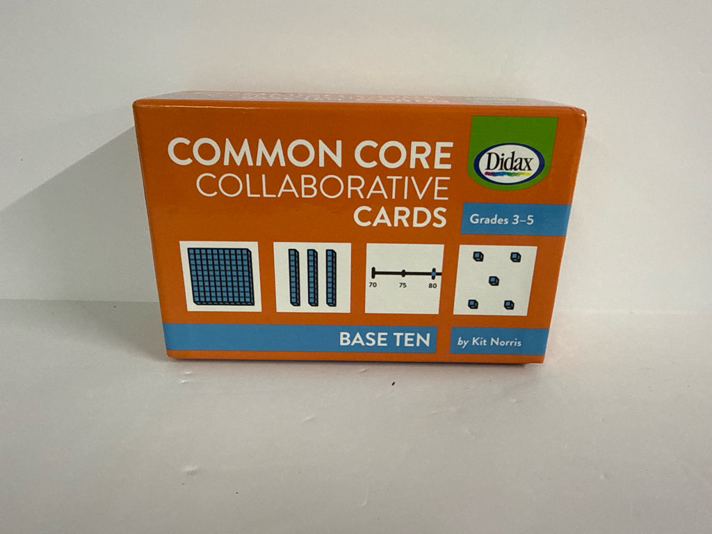 Common Core Cards Didax Flashcards Pre-Owned Elementary Math Help Books