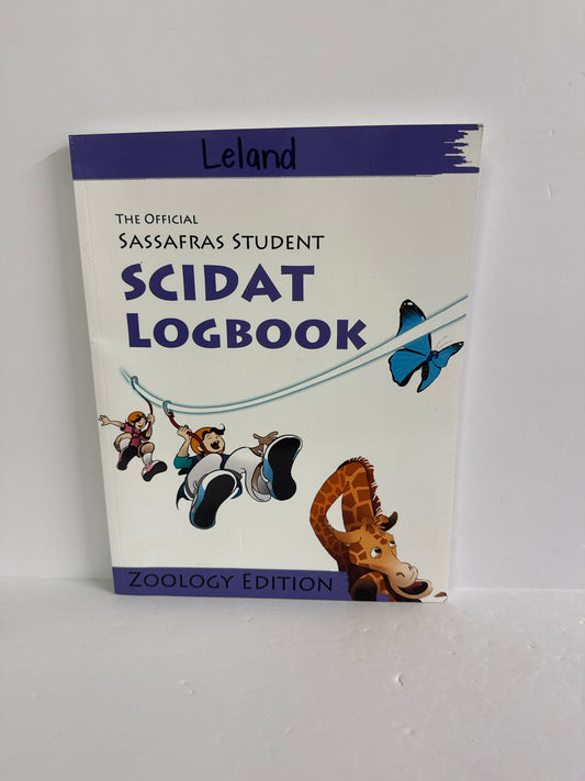 Sassafras Scidat Logbook Elemental Science Pre-Owned Science Textbooks