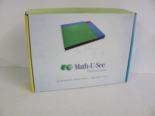 Algebra/Decimal Inserts Math U See Set  Pre-Owned High School Math Help Books