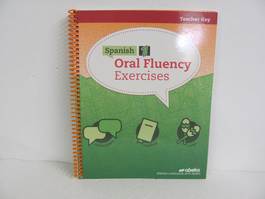 Spanish 1 Oral Fluency Exercises Abeka Teacher Key  Pre-Owned Spanish Books