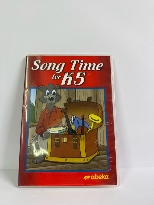 Song Time for K5 Abeka CD-Audio Kindergarten Music Education Books