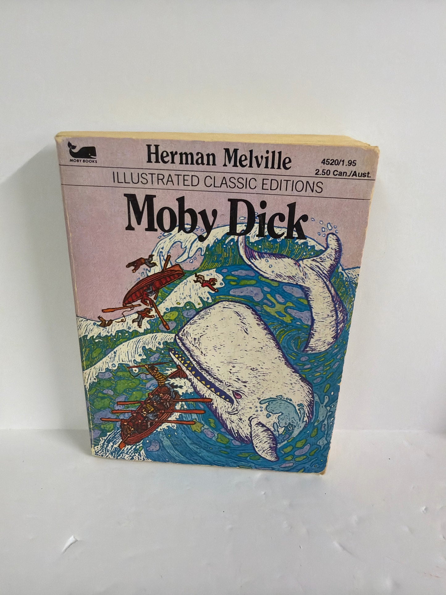 Moby Dick Illustrated Classics Pre-Owned Herman Melville Fiction Books