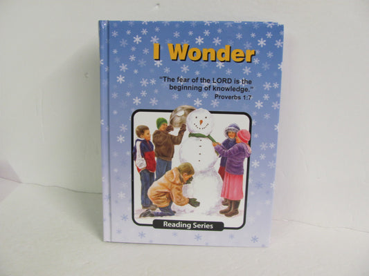 I Wonder Christian Light Student Book Pre-Owned 1st Grade Reading Textbooks