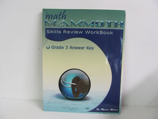 Math Mammoth Answer Key  Pre-Owned Miller 3rd Grade Mathematics Textbooks