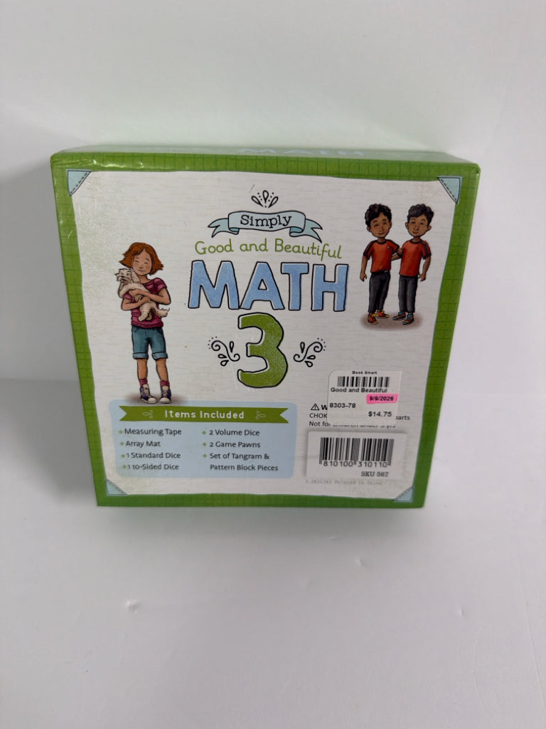 Math 3 The Good and the Beautiful Manipulative Set  Pre-Owned Good and Beautiful