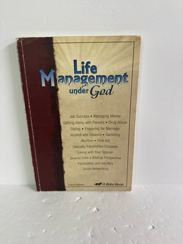 Life Management Under God Abeka Student Book Pre-Owned Bible Textbooks