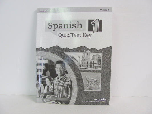 Spanish 1 Abeka Quiz/Test Key  Pre-Owned High School Spanish Books