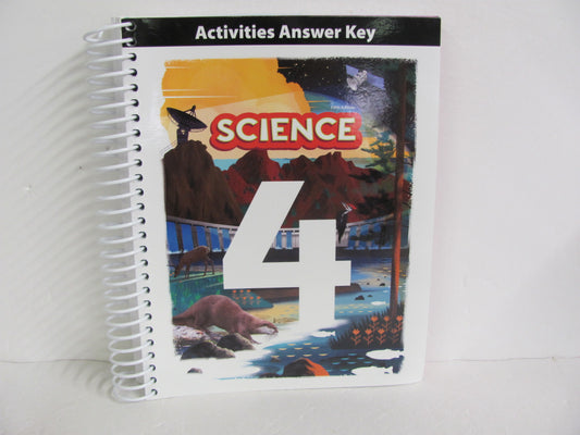 Science 4 BJU Press Activity Key Pre-Owned 4th Grade Science Textbooks