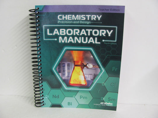 Chemistry Lab Manual Abeka Teacher Edition  Pre-Owned Science Textbooks