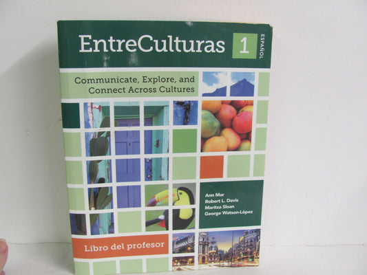EntreCulturas 1 Wayside Pub Teacher Edition  Pre-Owned High School Spanish Books
