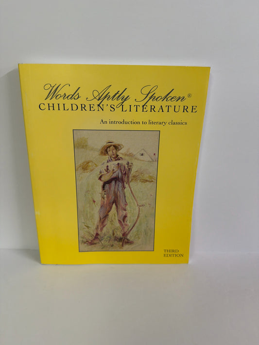 Words Aptly Spoken Classical Conversations Pre-Owned Classical Conversations