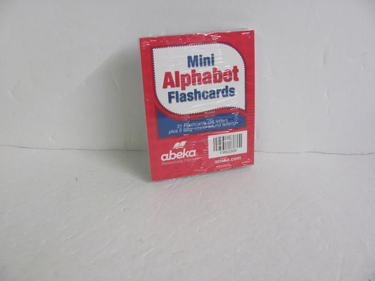 Mini Alphabet Flashcards Abeka Set  Pre-Owned Elementary Language Textbooks