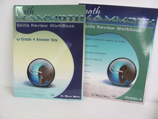 Math Mammoth Set  Pre-Owned Miller 4th Grade Mathematics Textbooks