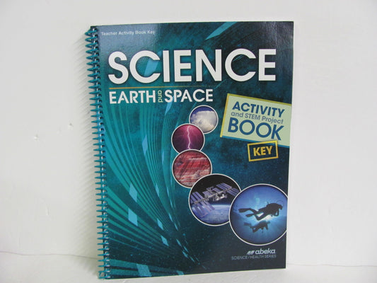 Earth and Space Abeka Activity Key Pre-Owned 8th Grade Science Textbooks