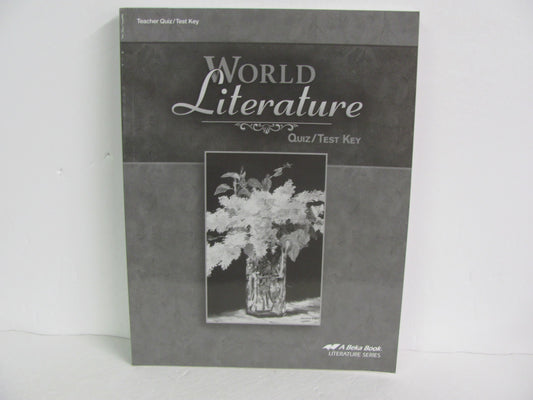 World Literature Abeka Quiz/Test Key  Pre-Owned 10th Grade Reading Textbooks